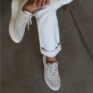 Dolce Vita Dolen Sneakers Platform Sandstone Knit
